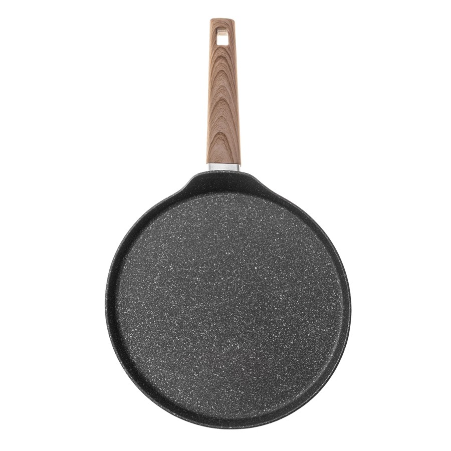 Patelnia naleśnikowa ODELO CHAMPION 26 cm Greblon C3 indukcja — profil naczynia i uchwyt — zdjęcie 4