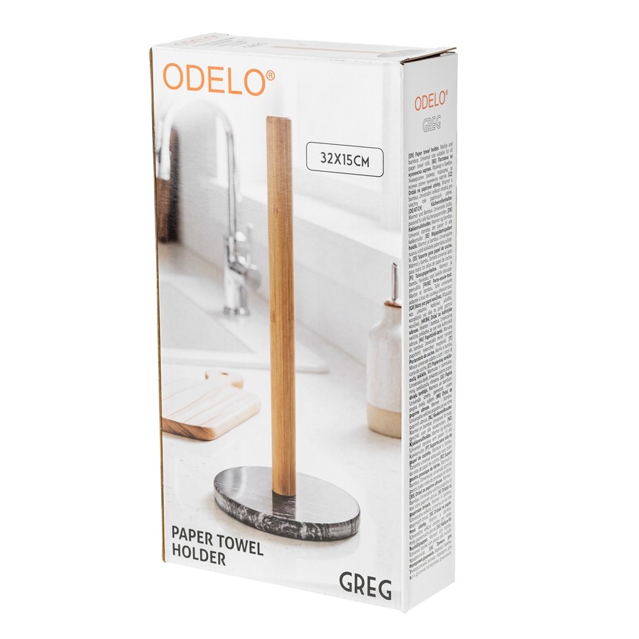 Stojak na ręcznik papierowy ODELO GREG szary 32 cm — oryginalne zdjęcie produktu 5