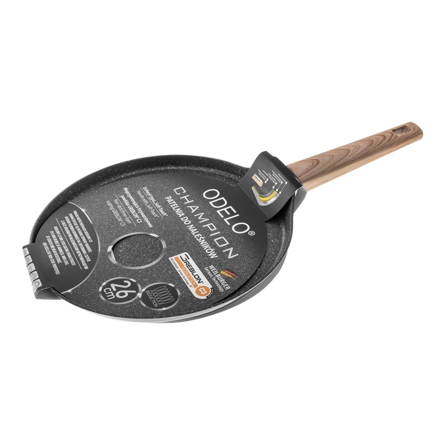 Patelnia naleśnikowa ODELO CHAMPION 26 cm Greblon C3 indukcja — oryginalne zdjęcie produktu 1