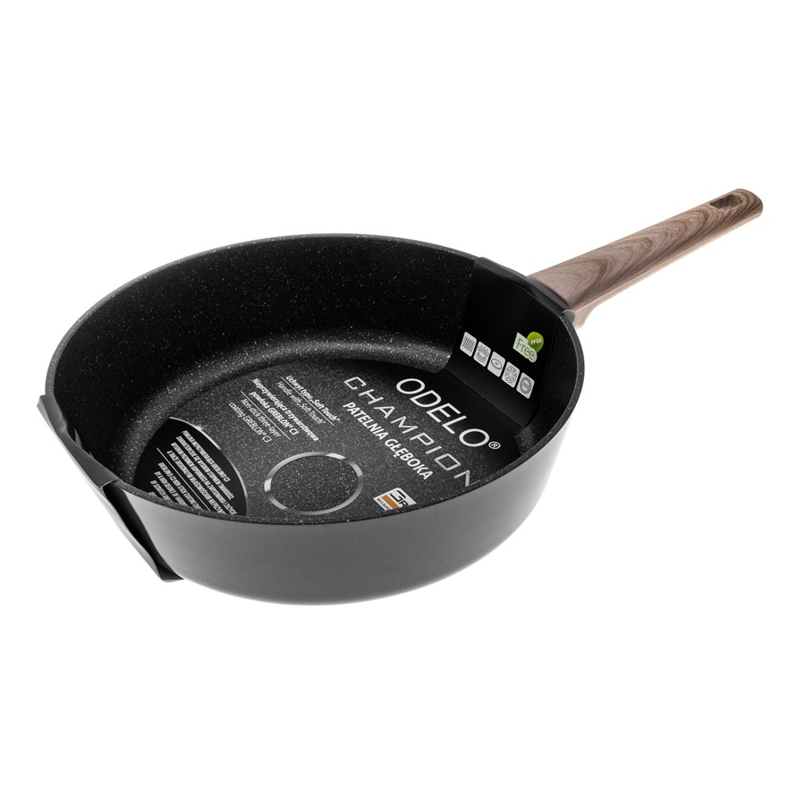 Patelnia głęboka ODELO CHAMPION 28x8 cm Greblon C3 indukcja — oryginalne zdjęcie produktu 1
