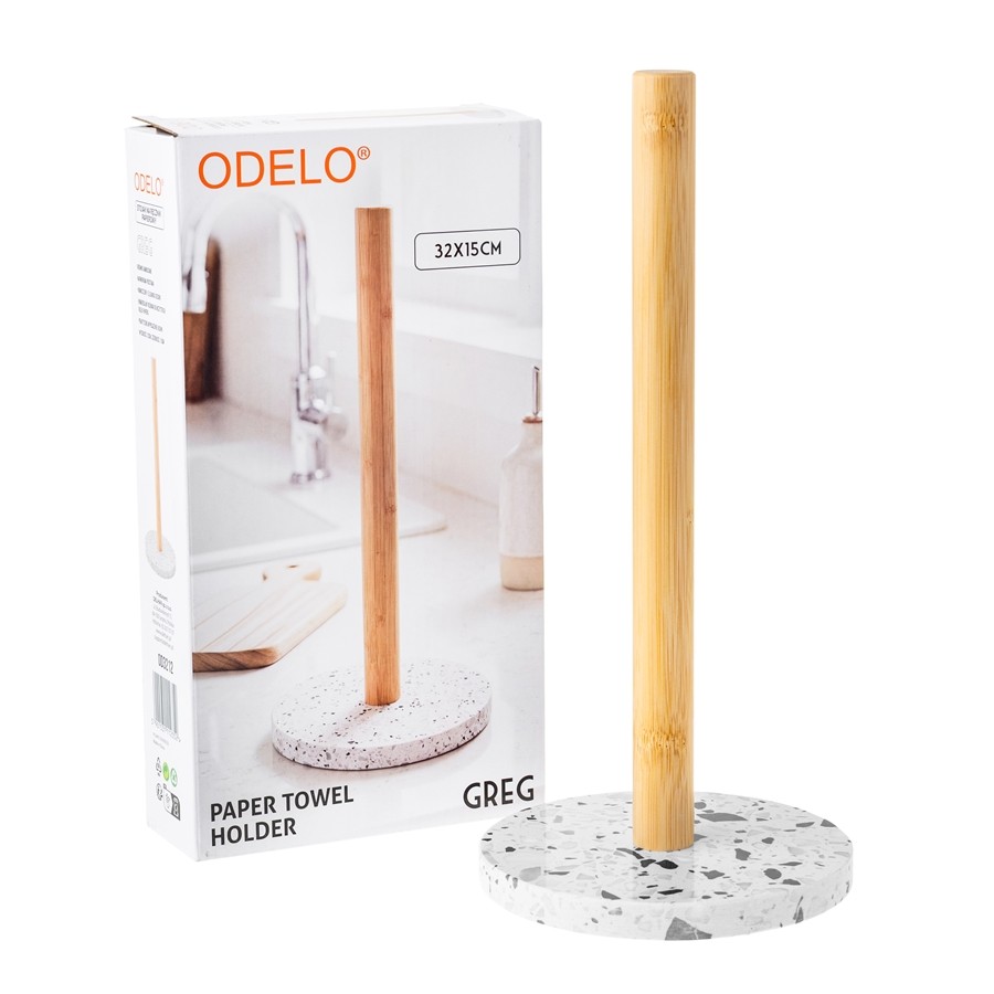 Stojak na ręcznik papierowy ODELO GREG biały 32 cm — oryginalne zdjęcie produktu 1