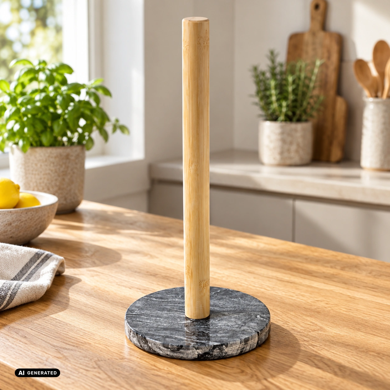 GREG - stojak bez rolki na blacie kuchennym, aranżacja AI — zdjęcie 4, aranżacja AI