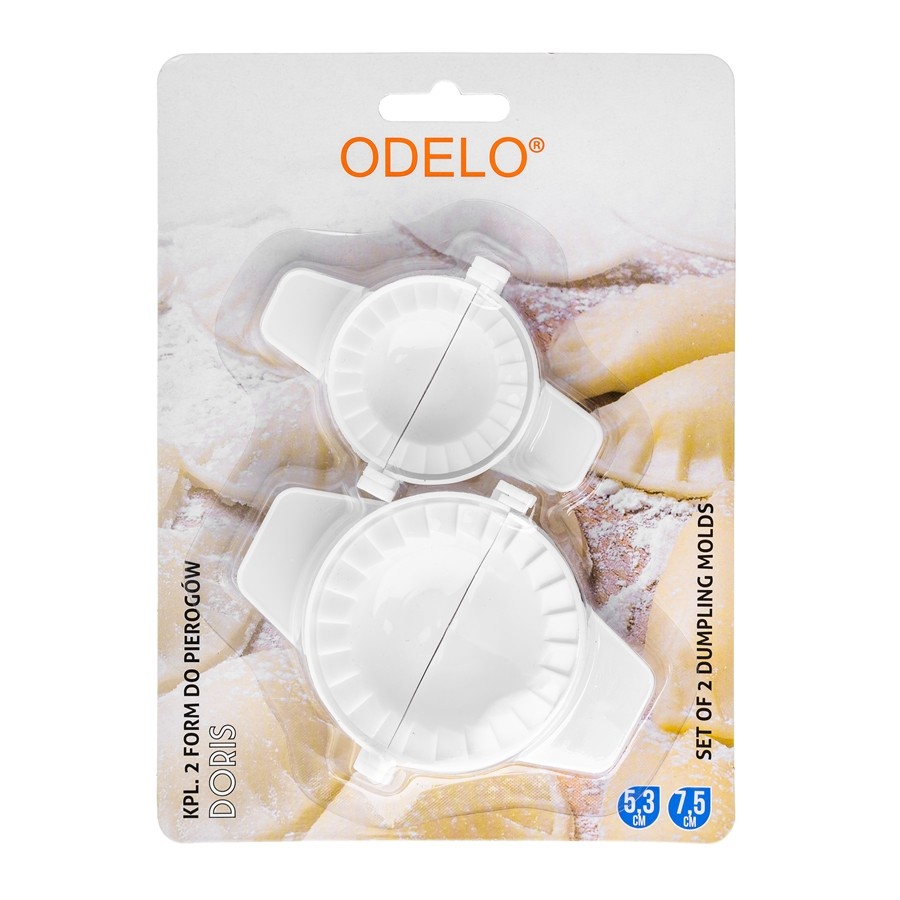 Formy do pierogów ODELO DORIS 5,3 i 7,5 cm w oryginalnym opakowaniu — zdjęcie 1